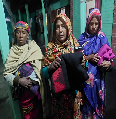 Shawl Distribution Photo